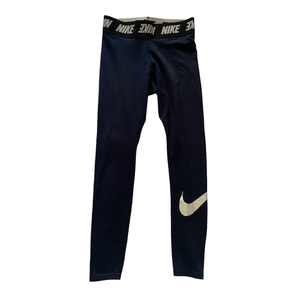#8-NIKE-NAVY BLUE LEGGINGS-SIZE MEDIUM